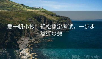 爱一帆小抄：轻松搞定考试，一步步靠近梦想